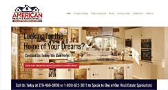 Desktop Screenshot of americanrealtyhomes.com